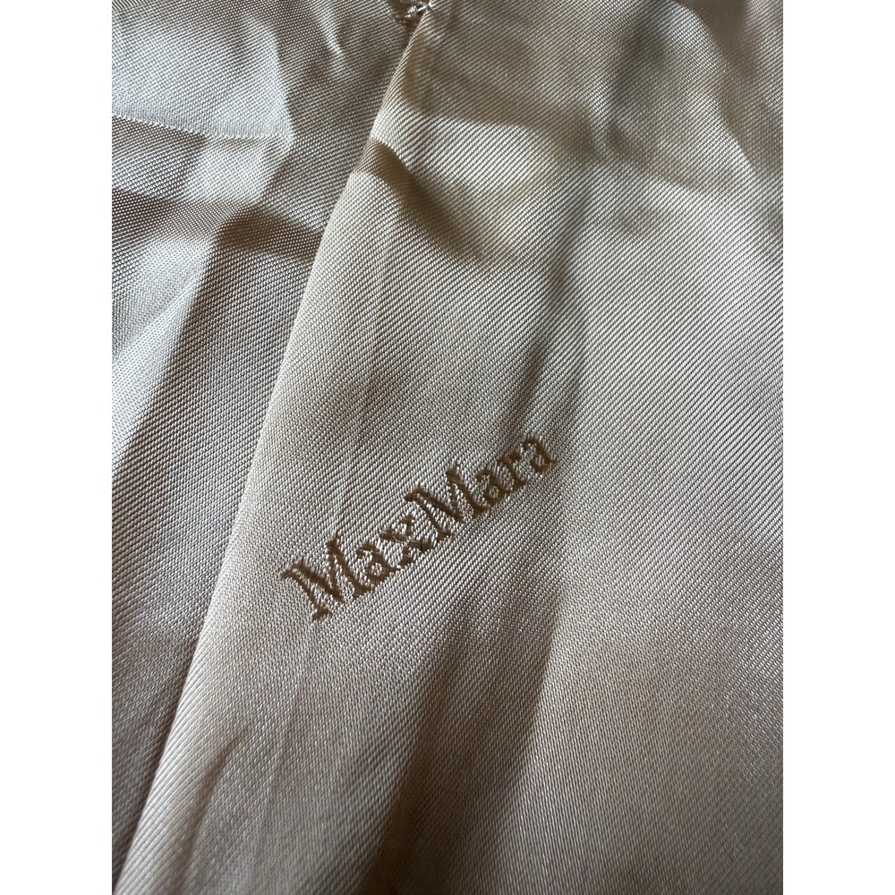 Vintage Max Mara Made in Italy Camel Hair Jacket Tan Women EU 42 US 6 Tan Blazer - Picture 8 of 12